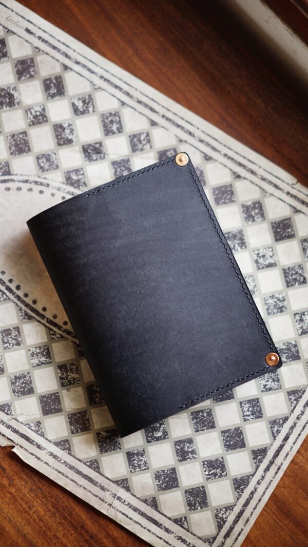 Black Pueblo Leather Journal Cover – Hobonichi A6 A5 B6 Planner Case