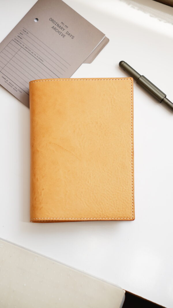 Minimalist Minerva Box Leather Journal Cover for Hobonichi Weeks, A5, B6